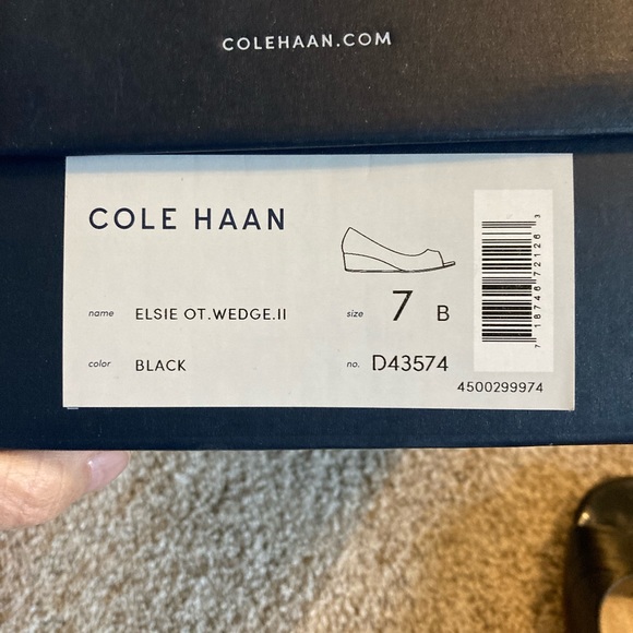 Cole Hahn wedges peep toe - Picture 11 of 12